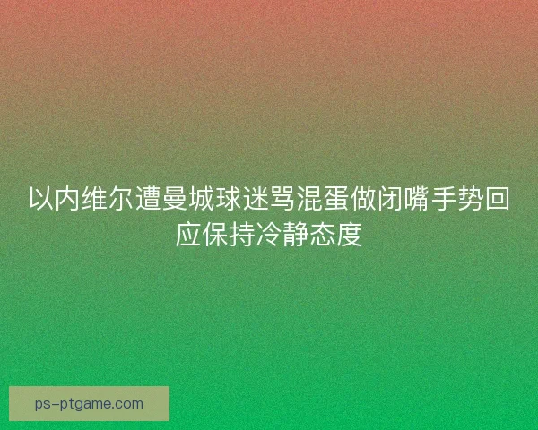 以内维尔遭曼城球迷骂混蛋做闭嘴手势回应保持冷静态度